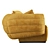 Tactile Sofa: Customizable Color 3D model small image 11