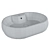 BelBagno Oval Countertop Sink (BB1151) 3D model small image 2