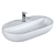 BelBagno BB1346 - Contemporary Style Countertop Sink 3D model small image 1