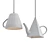 Elegant Teapot Pendant Light 3D model small image 2