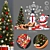 Festive Christmas Decor Set 3D model small image 14