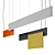 Sleek Pantone Pendant Lamp 3D model small image 2