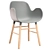 Elegant Armchair by Normann Copenhagen 3D model small image 1