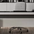 Executive Gray Desk with Library - Office Essential 3D model small image 2