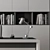 Executive Gray Desk with Library - Office Essential 3D model small image 4