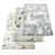 Modern Rugs Set: 4 Pieces for Stylish Interiors 3D model small image 1