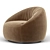 Elegant Hana Armchair: Modern Comfort 3D model small image 4