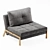 Fancy Pakoworld Sofa Bed - Stylish and Versatile 3D model small image 1