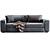 Modern Urban 2-Seat Sofa 3D model small image 4