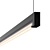 Sleek Adjustable Pendant Lamp 3D model small image 3