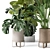 Ferm Living Bau Pot Large - Set 333: Stylish Indoor Plants 3D model small image 2