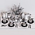 Festive Table Decor 3D model small image 5