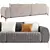 Modern Wood Base 4-Seater Sofa 3D model small image 2