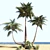 Coastal Palm Garden: Resort Paradise 3D model small image 2