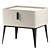 LaLume Designer Bedside Table - 48cm Height 3D model small image 8