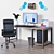 Superior Office Furniture Set 3D model small image 3