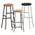 Cornet Bar Stool: Innovative Design & Quality Craftsmanship 3D model small image 1