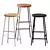 Cornet Bar Stool: Innovative Design & Quality Craftsmanship 3D model small image 3