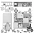 Playful Home Toy Set 3D model small image 6