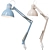 Tertial Blue-Beige Desk Lamp 3D model small image 1