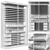 Elegant Wine Cellar Storage Solution 3D model small image 4