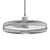 Wetherby 26 Chandelier Fan: Stunning & Functional 3D model small image 2