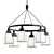 Channing 6 Light Chandelier 3D model small image 1