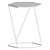 Hexagonal Metal Side Table | Black Coffee Table 3D model small image 2