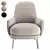 Modern Comfort Angie Armchair 3D model small image 4
