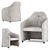 Elegant DS 279 Armchair 3D model small image 5