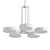 Elegant Five-Light Abbott Chandelier 3D model small image 2