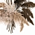 Reed Bouquet: Dry Florals for Stylish Decor 3D model small image 5