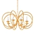 Elegant Geometric Chandelier - Gabby 3D model small image 1