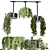 Metal Box Hanging Plants Set 3D model small image 2