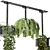Metal Box Hanging Plants Set 3D model small image 3