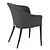 Elegant Wing Armchair by Janus et Cie 3D model small image 1