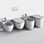 Ideal Standard Blend Curve WC & Bidet Set 3D model small image 12