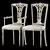 Daphne Table & Chair Set 3D model small image 5
