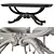 Roberto Giovannini Dining Set: Art1231G and Art 193 3D model small image 2