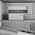 Modern Kitchen Cabinet Set 3D model small image 5