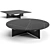 Elegant Minotti Lido Coffee Set 3D model small image 4