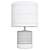 Elegant Crystal Accent Lamp 3D model small image 2