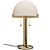 Elegant Altadena Glass Table Lamp 3D model small image 1