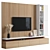 Modern TV Wall Unit 3D model small image 4