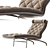 AV72 EJ230 Chaise Longue: Sleek Design & Superior Comfort 3D model small image 3