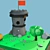 Lowpoly Miniworld Tower Kit 3D model small image 1
