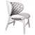 Elegant Designer Chair LaLume 3D model small image 8