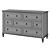 Vilton Seven-Drawer Chest of Drawers 3D model small image 2