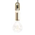 Angela Aged Brass Pendant Light 3D model small image 1