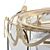 Smoke Grey GROOT Chandelier 3D model small image 2